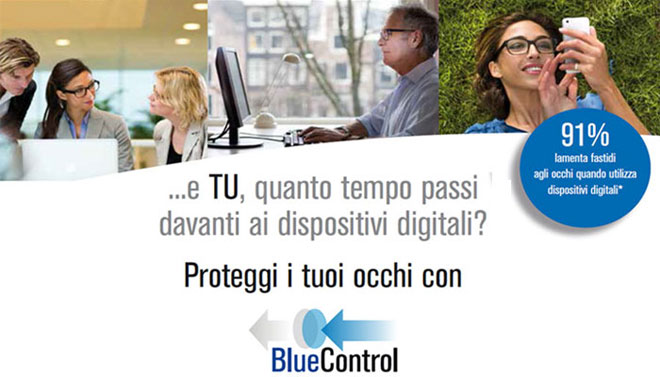 Proteggi i tuoi occhi con le lenti BlueControl Hoya